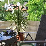 Orange House In The Old Town